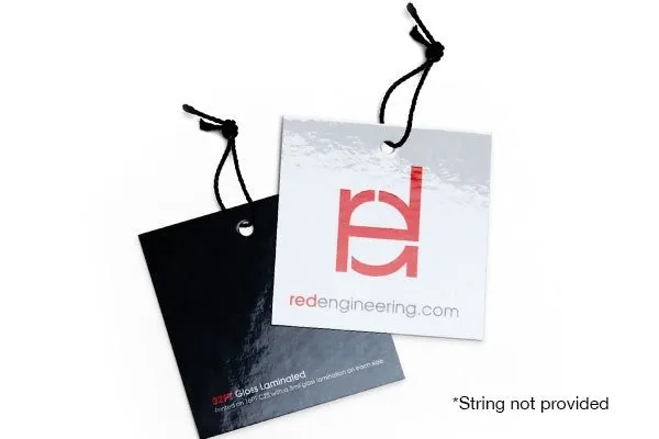 Gloss Coated Garment Tag